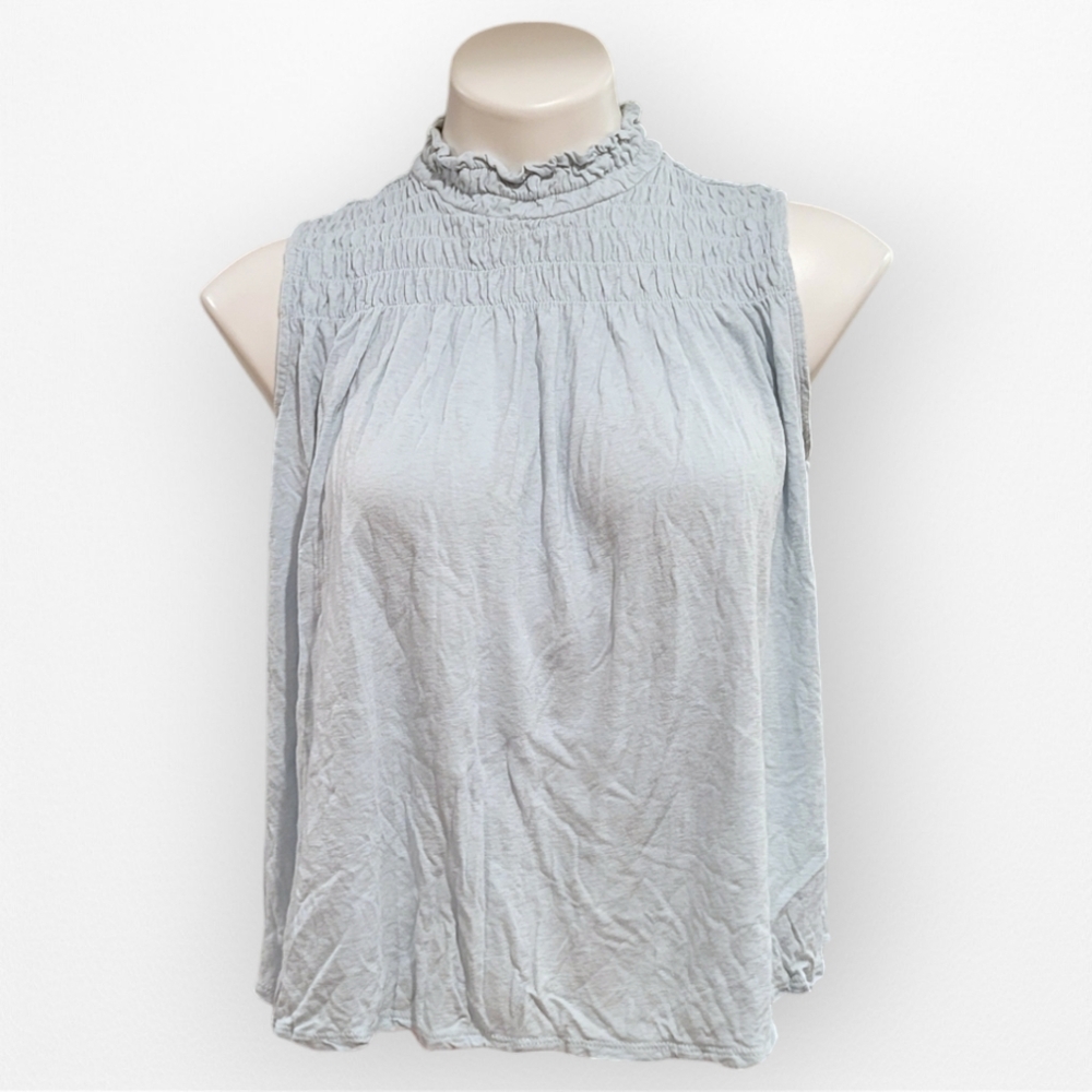 A New Day Size Medium Sleeveless Mock Neck Blouse